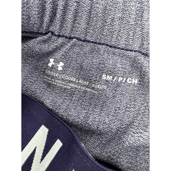 UNDER ARMOUR WOMEN'S S-PLAY UP TWIST SHORTS 3.0 ACTIVEWEAR GYM ATTIRE PURPLE - Picture 4 of 7